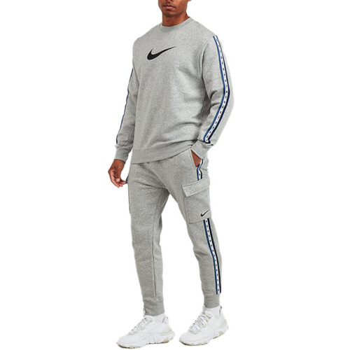 Nike dark grey tracksuit hot sale