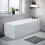 NES Home Maverick | 1700mm White Gloss Bath Front Panel PVC + Plinth 15mm Thickness 2