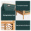 Costway Tilt-out Laundry Hamper Bamboo Wood Laundry Shelf Space-saving Hamper 5