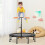 Gymax 115 CM Foldable Mini Trampoline Indoor Exercise Trampoline 3