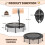 Gymax 115 CM Foldable Mini Trampoline Indoor Exercise Trampoline 2