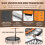 Gymax 115 CM Foldable Mini Trampoline Indoor Exercise Trampoline 7