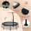Gymax 115 CM Foldable Mini Trampoline Indoor Exercise Trampoline 5