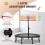 Gymax 115 CM Foldable Mini Trampoline Indoor Exercise Trampoline 4