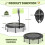 Gymax 115 CM Foldable Mini Trampoline Indoor Exercise Trampoline 2