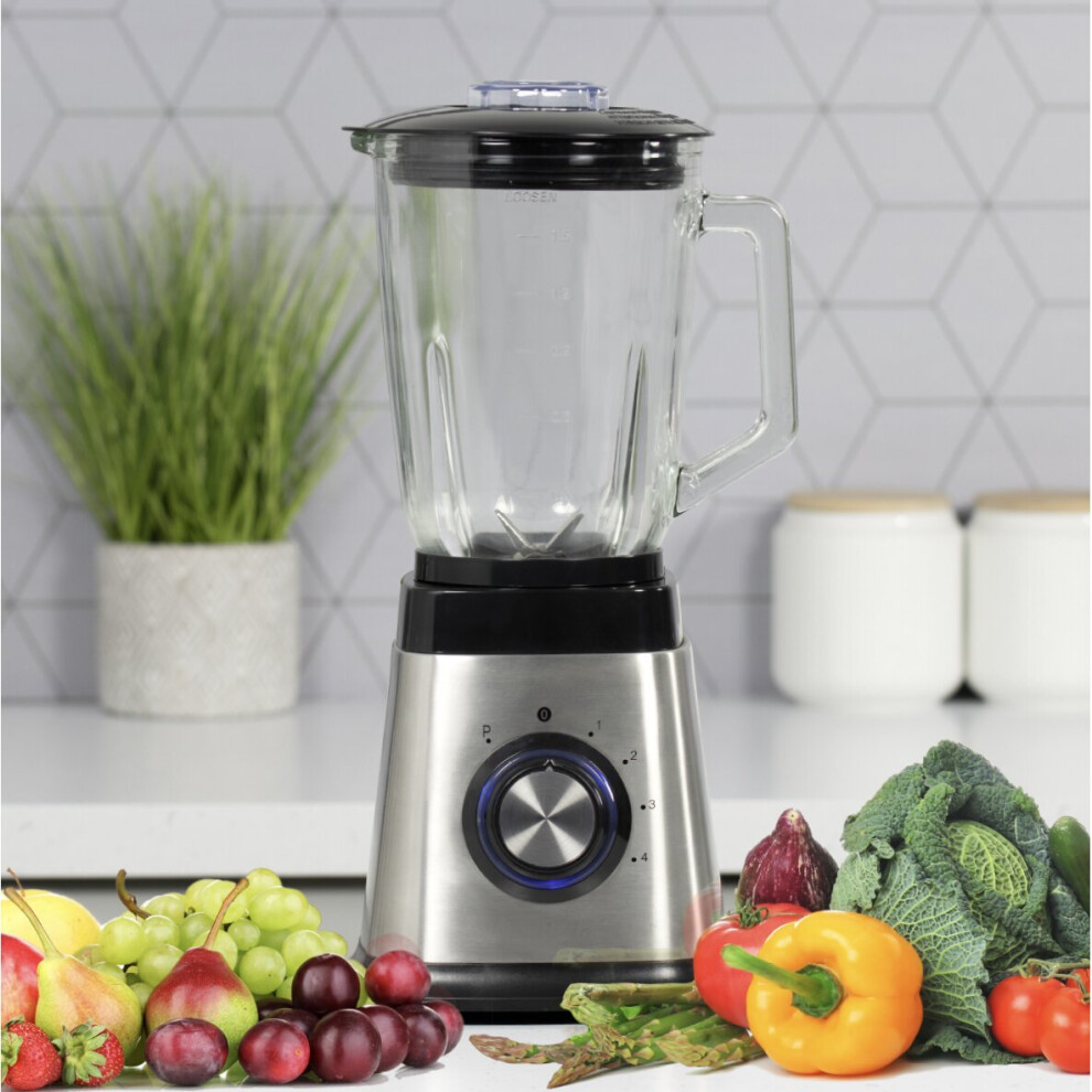 Quest 36919 1.5L Blender & Grinder / 4 Speeds, 6 Modes, Removable Jug