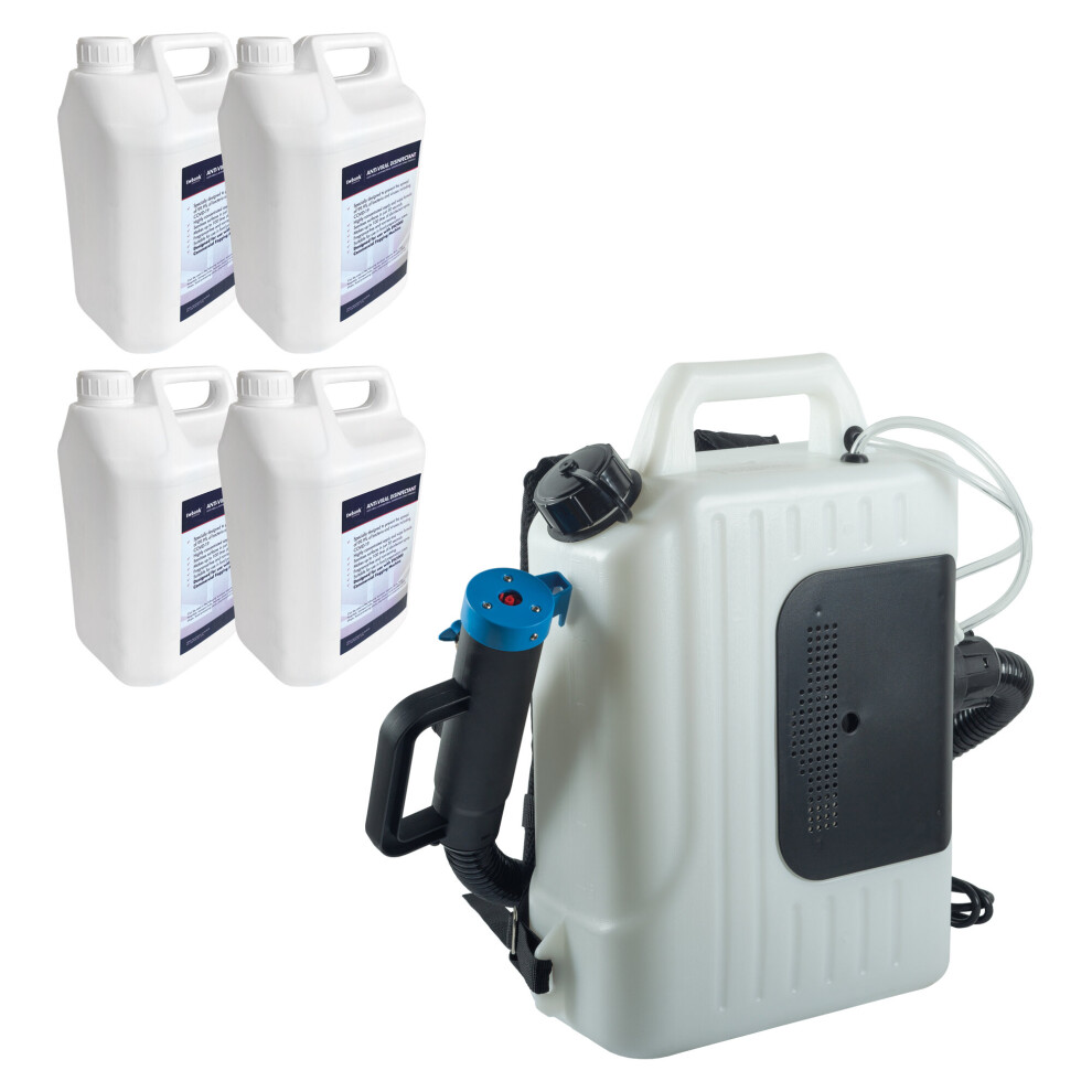 Ewbank EW5000PACK Commercial Disinfecting Fogger, 4x Disinfectant Included