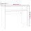 VidaXL (Grey sonoma) vidaXL Desk Bedroom Office Desk Work Corner Table Study Desk Engineered Wood 7