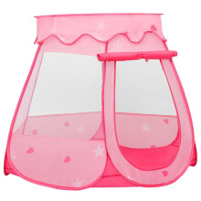 (Pink) vidaXL Children Play Tent Indoor Outdoor Kids Play House Game Tent Ball Pit