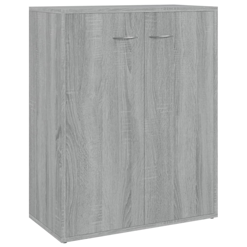 Vidaxl ( Sonoma) Sideboard Side Cabinet Organiser Cupboard Highboard Engineered Wood Grey
