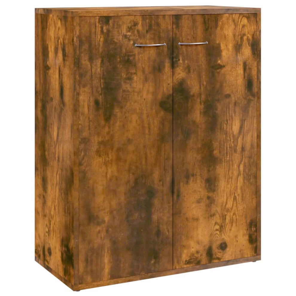 Vidaxl (Smoked Oak) Sideboard Side Cabinet Organiser Cupboard Highboard Engineered Wood