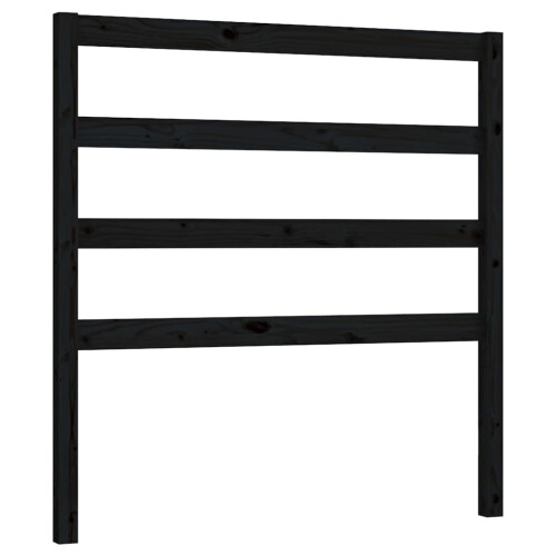 VidaXL (Black) vidaXL Solid Wood Pine Bed Headboard Home Furniture Multi Colours Multi Sizes