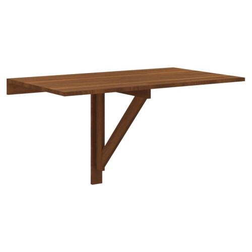 VidaXL (Brown oak) vidaXL Folding Wall Table Office Bedroom Computer Writing Desk Multi Colours 1