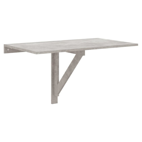 VidaXL (Concrete grey) vidaXL Folding Wall Table Office Bedroom Computer Writing Desk Multi Colours 1