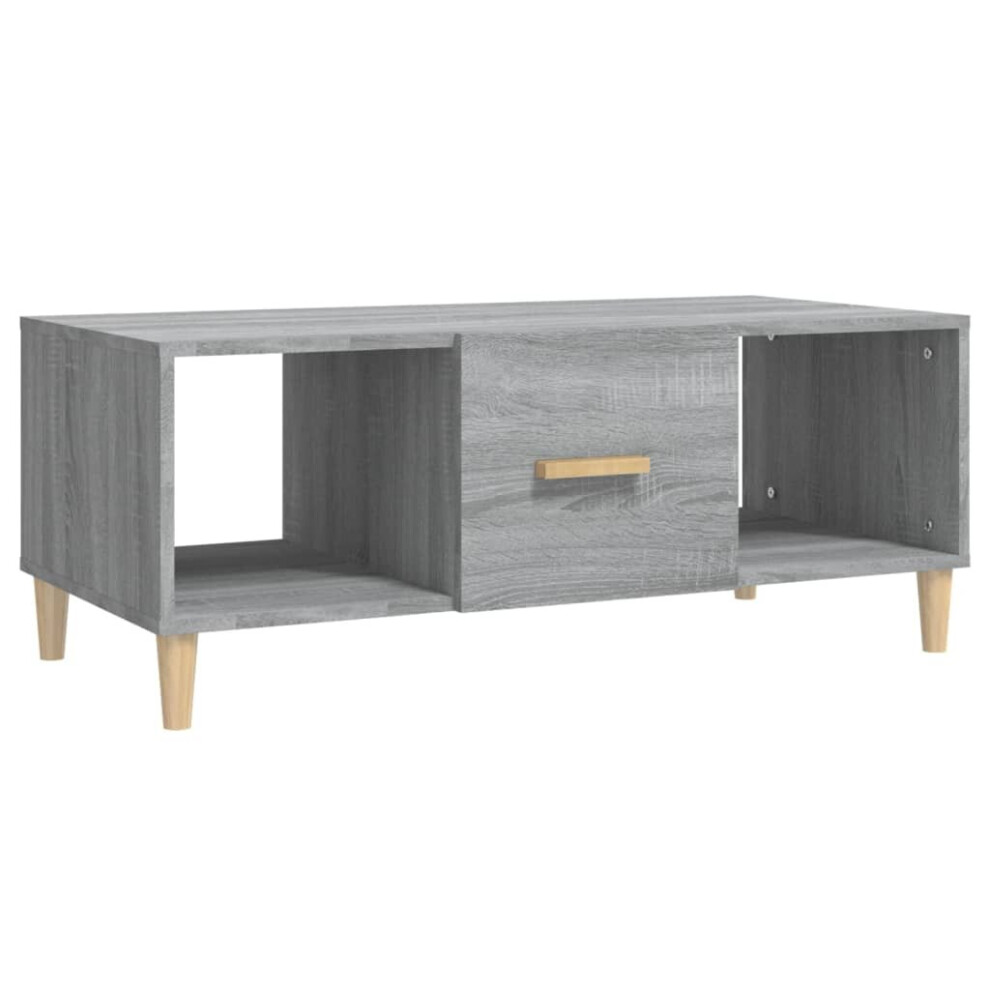 (Grey sonoma) vidaXL Coffee Table Engineered Wood Side Centre Accent Table Multi Colours