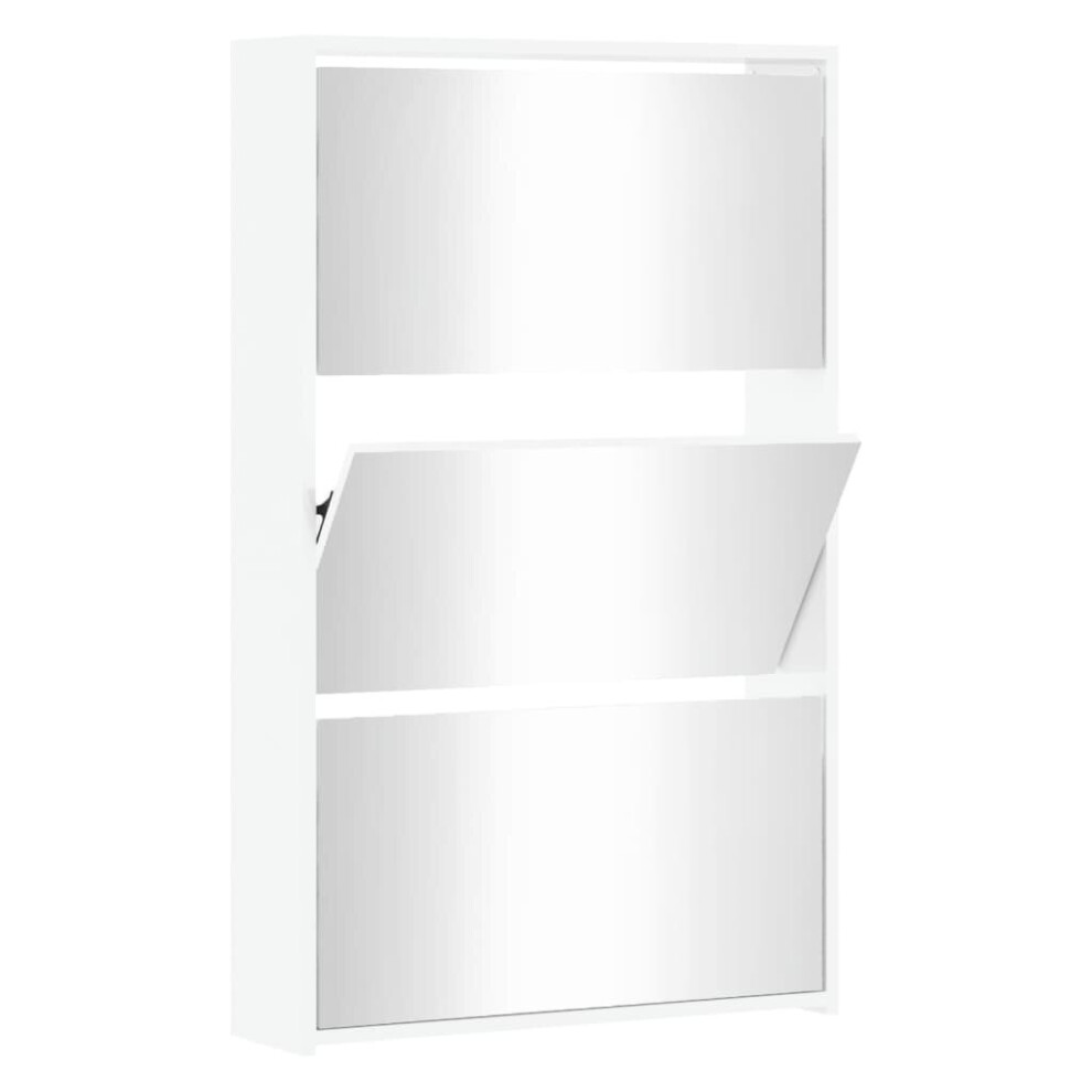 New Vidaxl (High Gloss 63 X 17 X 102.5 Cm (W X D X H)) Shoe Cabinet Storage Organiser Rack Stand Multi Colours 63X17x102.5/63X17x67cm White 342637