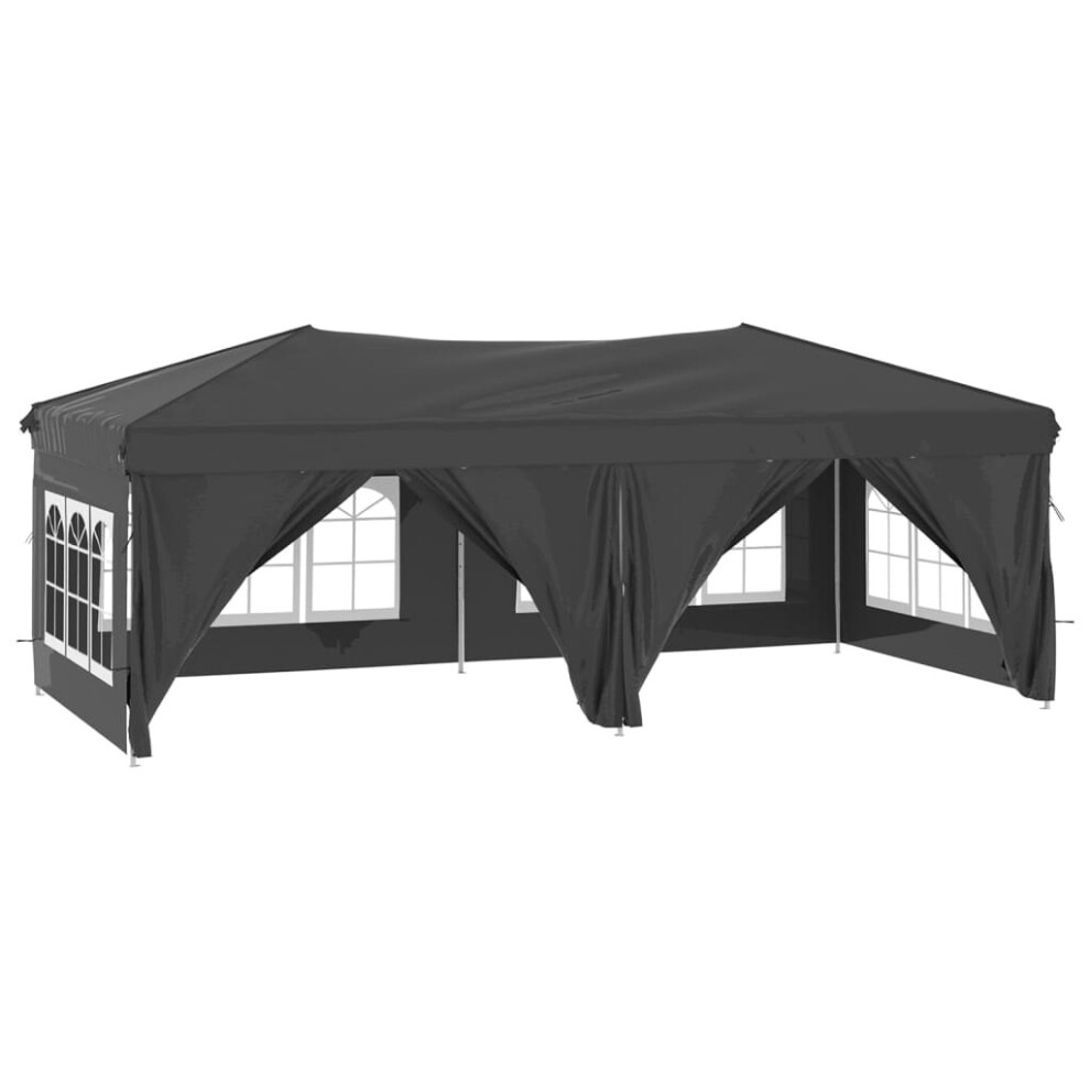 (Anthracite) vidaXL Folding Party Tent&Sidewall Camping Gazebo Multi Colours Multi Sizes