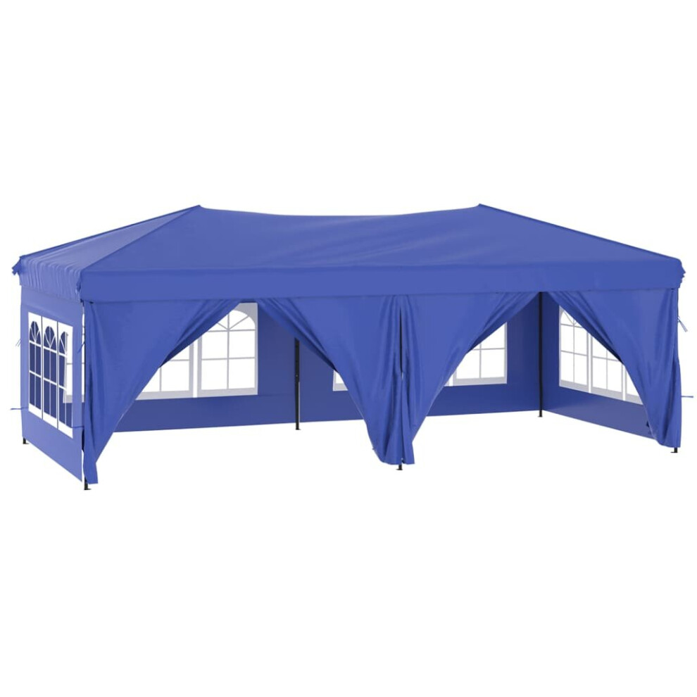 (Blue) vidaXL Folding Party Tent&Sidewall Camping Gazebo Multi Colours Multi Sizes