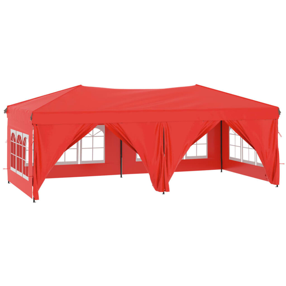 (Red) vidaXL Folding Party Tent&Sidewall Camping Gazebo Multi Colours Multi Sizes