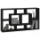 VidaXL (Black) vidaXL Floating Wall Display Shelf 8 Compartments Hanging Rack Floating Shelf 3