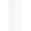 VidaXL (High gloss white) vidaXL Sideboard with 4 Drawers Storage Organiser Cupboard Console Cabinet 5
