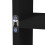 VidaXL (Black) vidaXL Floating Wall Display Shelf 8 Compartments Hanging Rack Floating Shelf 6
