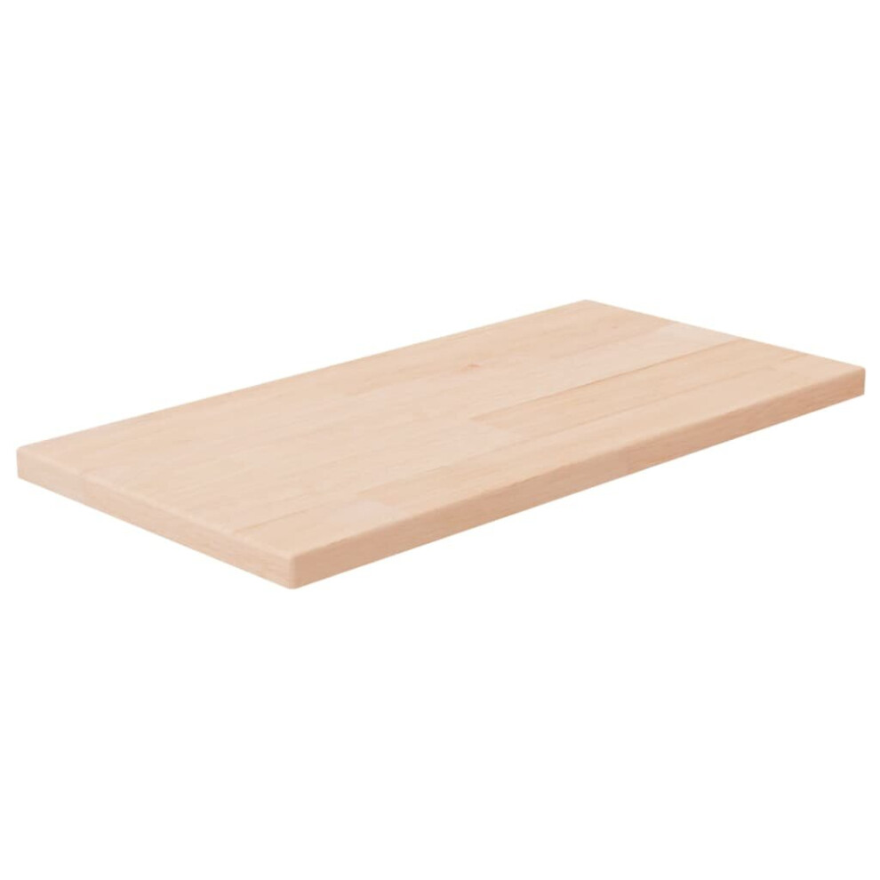 Vidaxl (40 X 20 X 1.5 Cm (L X W X H)) Solid Wood Oak Shelf Board Untreated Wooden Storage Shelf Multi Sizes
