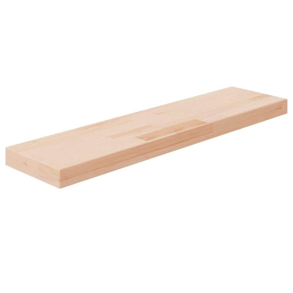 Vidaxl (80 X 20 X 4 Cm (L X W X H)) Solid Wood Oak Shelf Board Untreated Wooden Storage Shelf Multi Sizes
