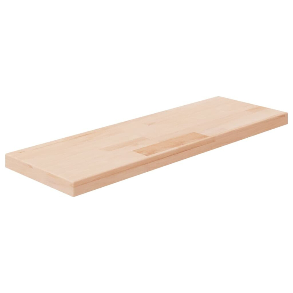 Vidaxl (60 X 20 X 2.5 Cm (L X W X H)) Solid Wood Oak Shelf Board Untreated Wooden Storage Shelf Multi Sizes Brown
