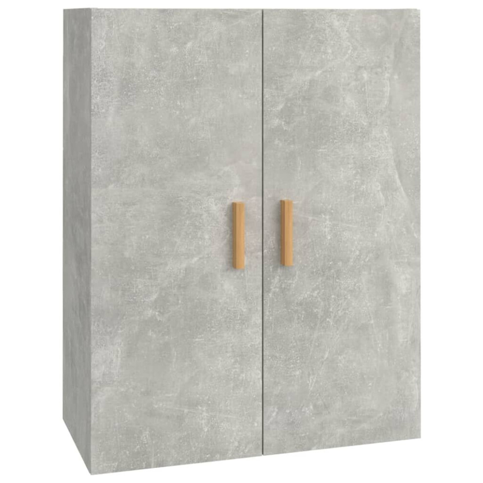 (Concrete grey) vidaXL Hanging Wall Cabinet Indoor Wall Mounted Storage Cabinet Multi Colours