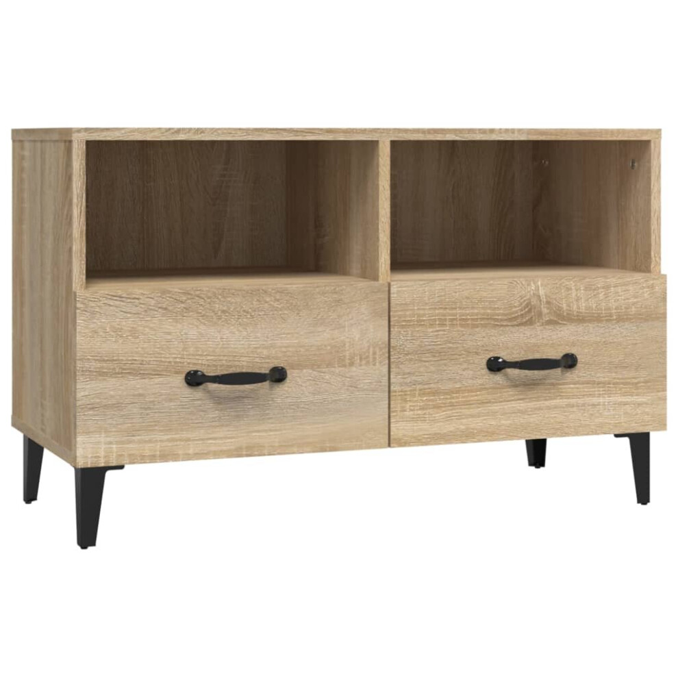 (Sonoma oak) vidaXL TV Cabinet Engineered Wood Media HiFi Cabinet TV Console Multi Colours