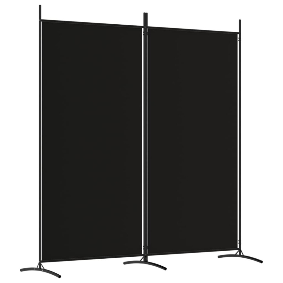 (Black, 175 X 180 Cm (W X H)) vidaXL 3-Panel Room Divider Partition Screen Separator Multi Colours/Sizes