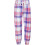 (13 Years, Purple Check) Kids Girls Purple Check Tie Dye Tracksuit 4