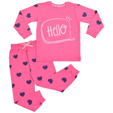 (11-12 Years, 181 Pink) Kids Girls Goodnight Pyjamas Leopard Sleepwear Set