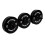 (Single) GYM MASTER Olympic 2" Weight Plate Wall Mounted Storage Rack - Vertical or Horizontal 4
