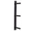 (Single) GYM MASTER Olympic 2" Weight Plate Wall Mounted Storage Rack - Vertical or Horizontal 5