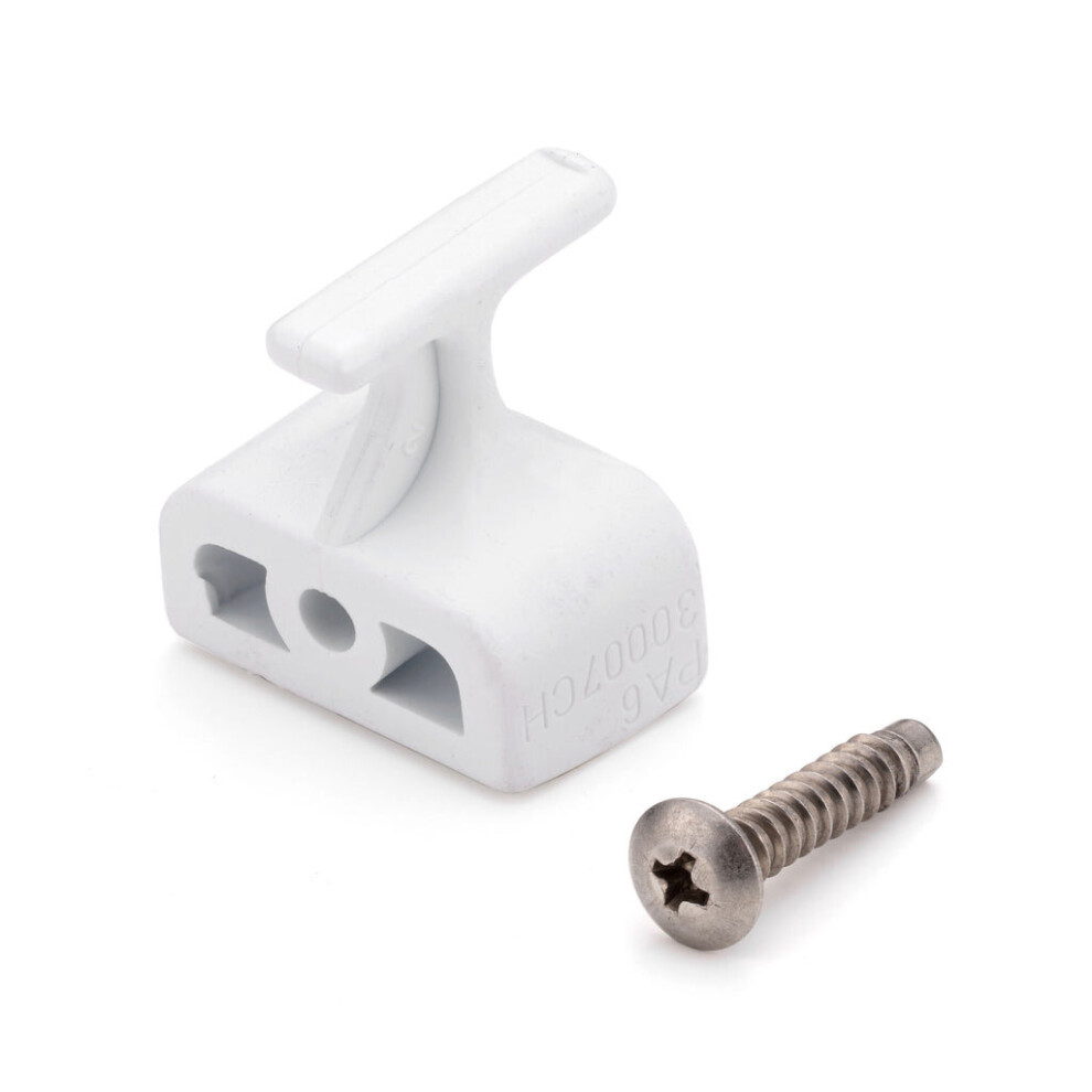 Shower Part White 1 X Shower Door Hook/Guides/Hooks Replacement Part Ji4 - Image 2