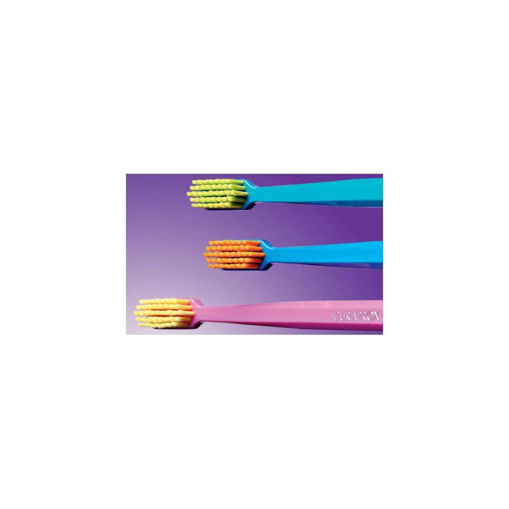 CURAPROX SUPER SOFT 3960 TOOTHBRUSHES FOR SENSITIVE GUMS - PACK OF 3