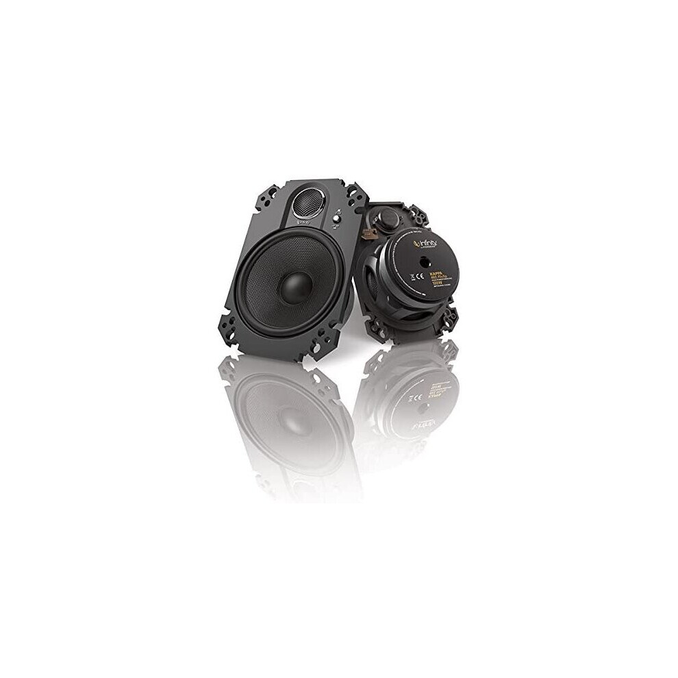 Infinity Kappa 4"x6" 2-Way Loudspeakers-Pair (Black)