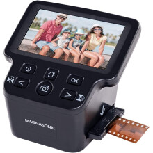 Magnasonic All-in-One 24MP Film Scanner with Large 5" Display & HDMI, Converts 35mm/126/110/Super 8 Film & 135/126/110 Slides into Digital ..