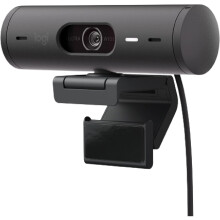 Logitech Brio 501 Full HD Webcam with Auto Light Correction,Show Mode, Dual Noise Reduction Mics, Webcam Privacy Cover, Works with Microsoft ..