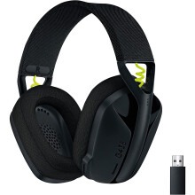 Logitech G435 LIGHTSPEED and Bluetooth Wireless Gaming Headset - Lightweight over-ear headphones, built-in mics, 18h battery, compatible with ..