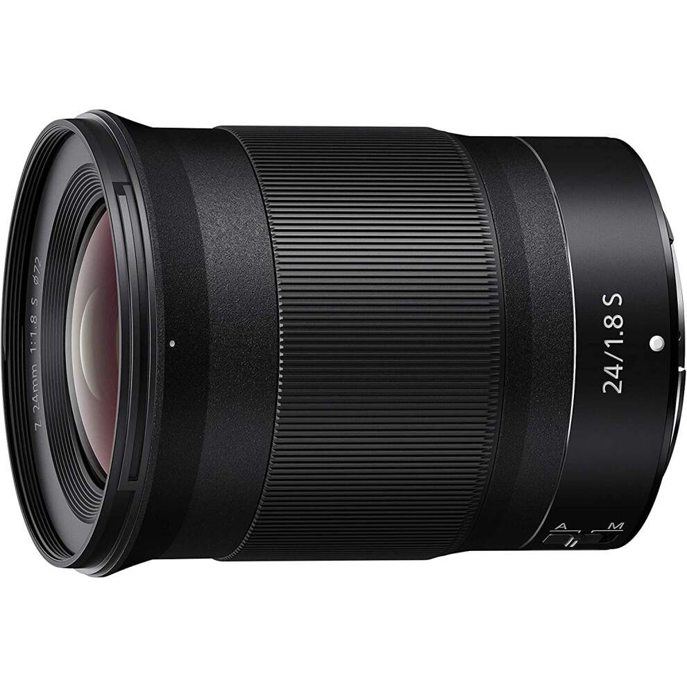 NIKON NIKKOR Z 24mm f/1.8 S Wide Angle Fast Prime Lens for Nikon Z Mirrorless Cameras