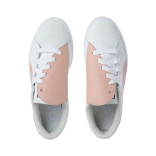 (Peach Beige, UK 4 ) PUMA Womens Trainers Leather Lace Up Sneakers