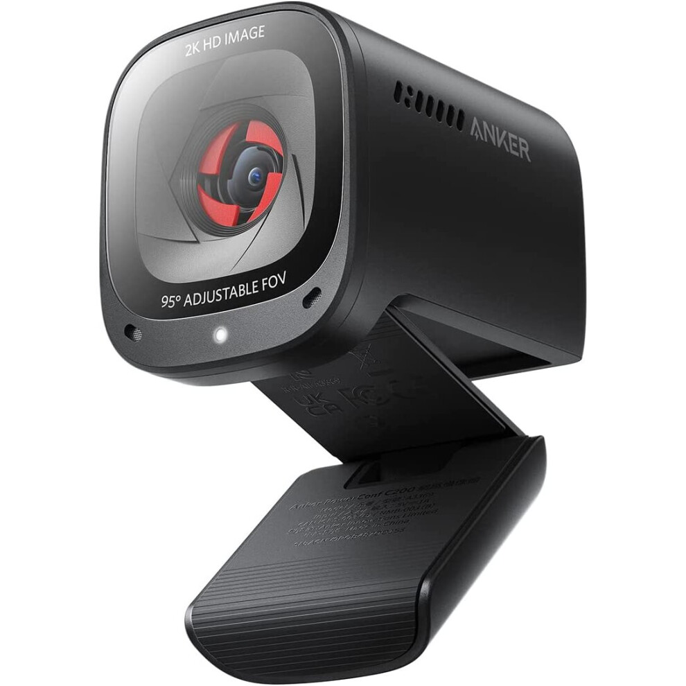 Anker PowerConf C200 2K Mac Webcam, Webcam for Laptop, Computer Camera, with AI-Noise Canceling Microphones, Stereo Mics, Adjustable Field of ..