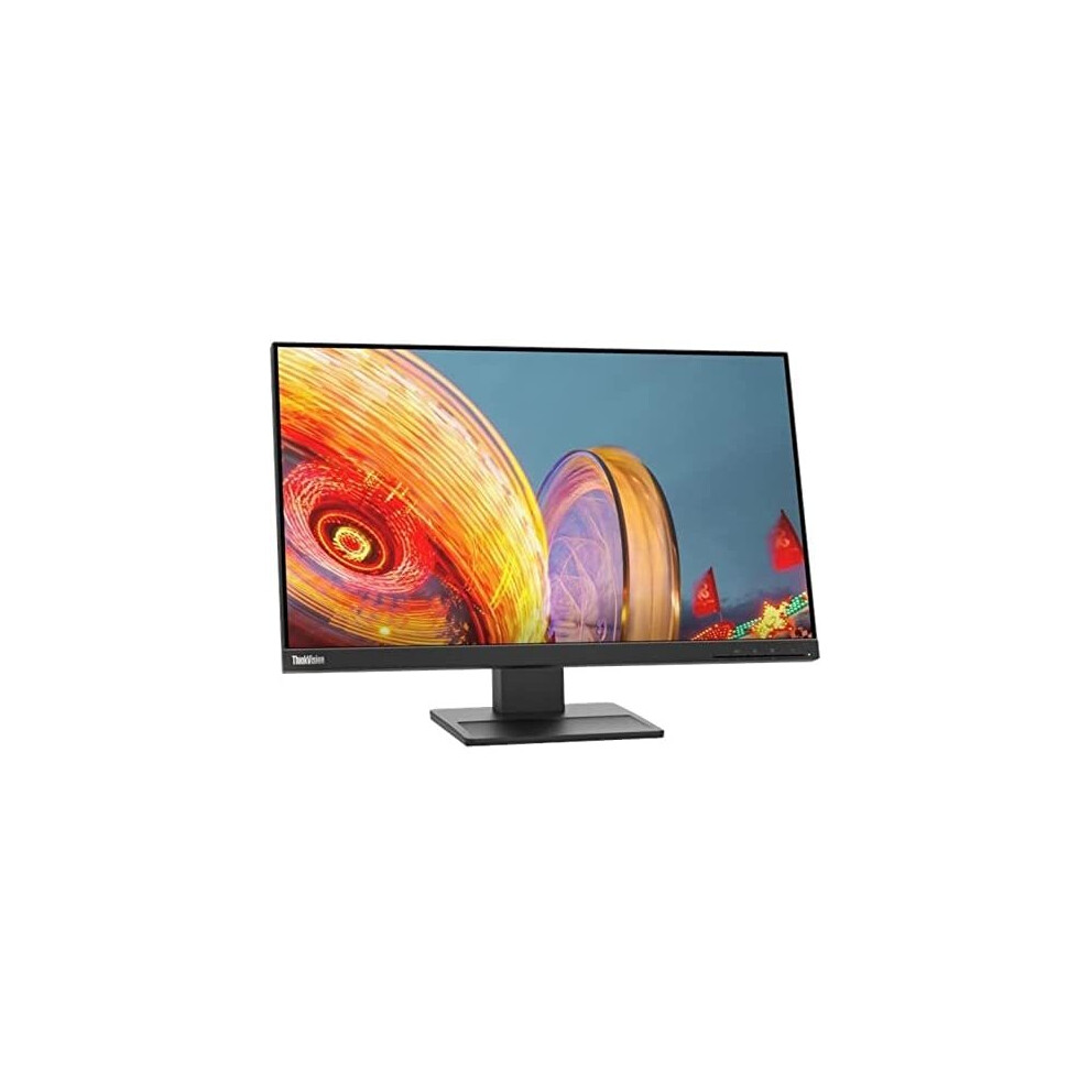 Lenovo ThinkVision E24q-20 23.8" WQHD WLED LCD Monitor - 16:9 - Raven Black