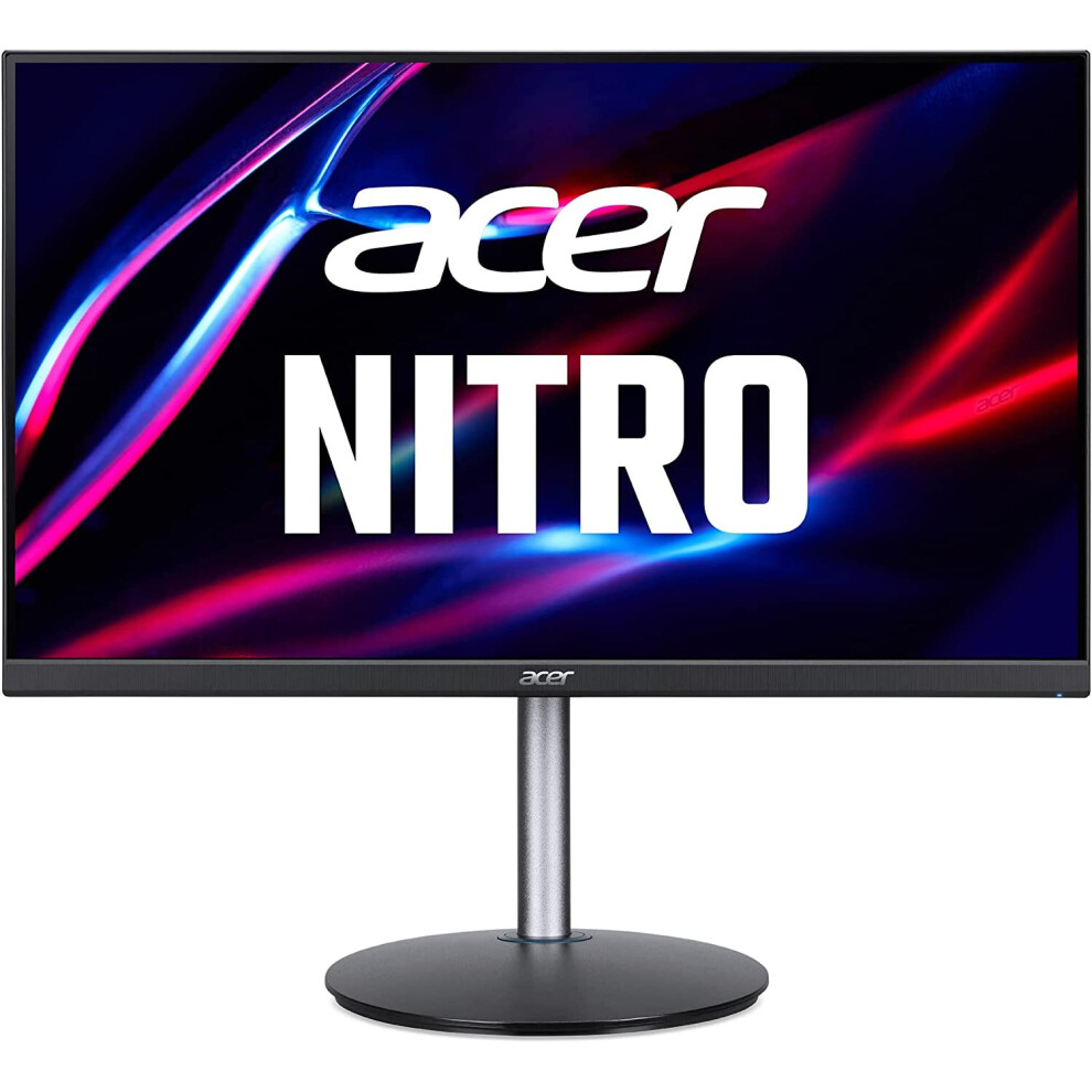 Acer Nitro 24.5" Full HD 1920 x 1080 PC Gaming Monitor | AMD FreeSync Premium | Up to 250Hz Refresh | 1ms (VRB) | ZeroFrame | ErgoStand | 1 x ..