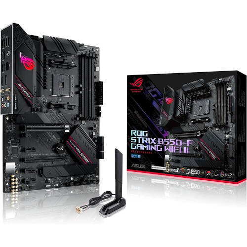 Asus ROG Strix B550-F Gaming WiFi II AMD AM4 (3rd Gen Ryzen) ATX Gaming Motherboard (PCIe 4.0,WiFi 6E, 2.5Gb LAN, BIOS Flashback, HDMI 2.1, ..