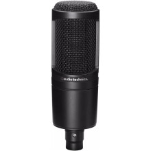 Audio-Technica Microphone AT2020 Pro Cardioid Capacitor, Black,Large