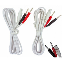 TENS ELECTRODE LEAD WIRES FOR NEUROTRAC TENS MACHINES ESTIM - ONE PAIR